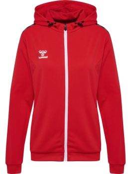 Preview: Hummel Authentic Zip Hoodie - True red